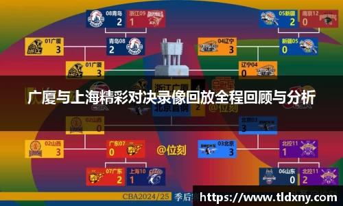 广厦与上海精彩对决录像回放全程回顾与分析