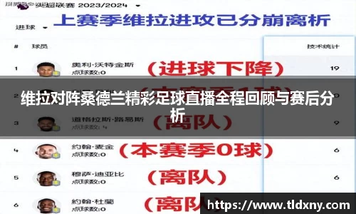 维拉对阵桑德兰精彩足球直播全程回顾与赛后分析